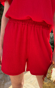 Jurkjes Smocked Short Clara Rood