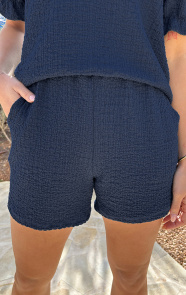 Jurkjes Smocked Short Clara Navy