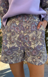 Jurkjes Bloemen Short Flora Lila