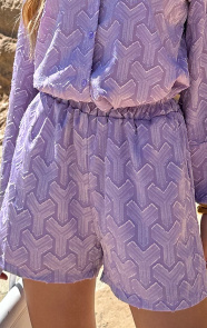 Jurkjes Bohemian Chevron Short Lila