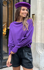 Jurkjes Debby Sweater Donkerpaars