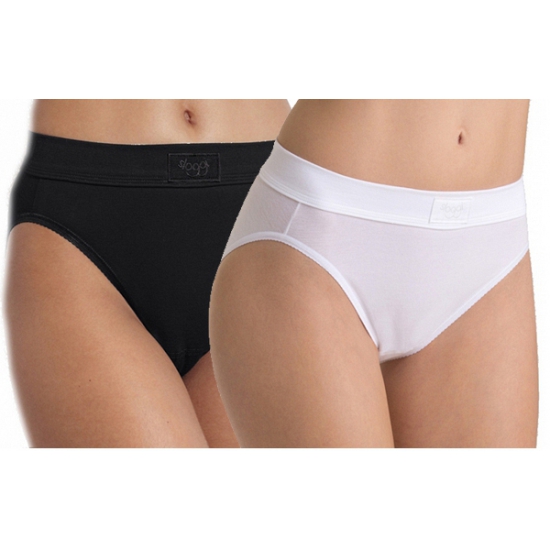 Sloggi Set van 4x stuks witte double comfort Tai  dames slip, maat: 44 -