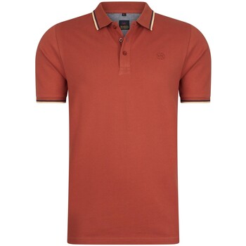 Mario Russo Polo Shirt Korte Mouw  Tipped Polo Edward