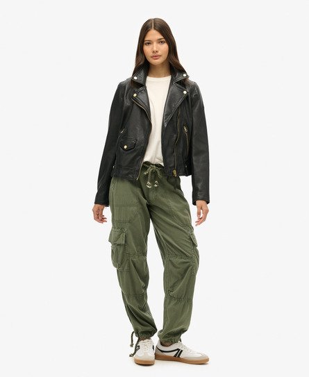 Superdry Vrouwen Lichtgewicht Beach Cargobroek Groen