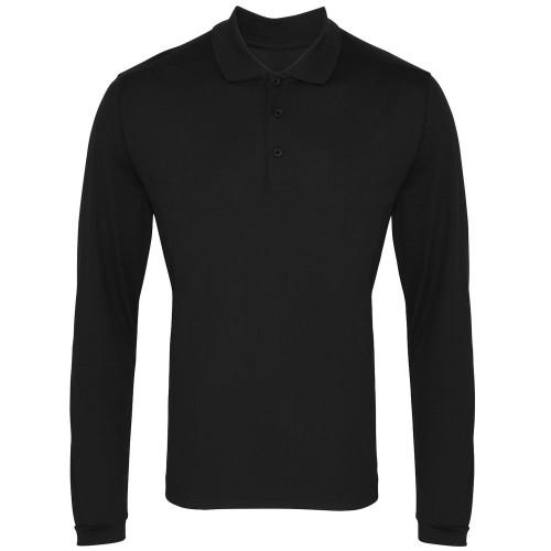 Premier Coolchecker piqué poloshirt met lange mouwen voor heren XS