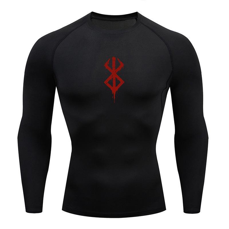 AI Supermarket Sneldrogend basketbal compressie T-shirt voor heren - Vochtafvoerend, zeer elastisch, korte mouwen sportkleding voor hardlopen en fitness B, 2XL zwart