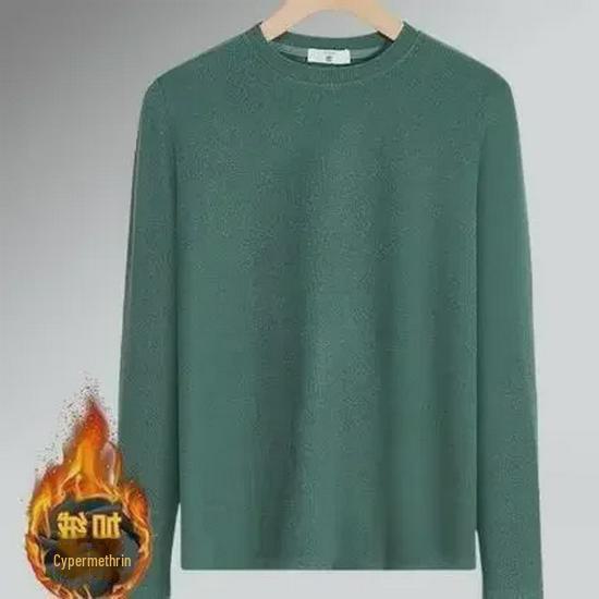 PulseTrade Stijlvolle herensweater met lange mouwen en ronde hals voor zakelijk en casual gebruik 2XL zwart