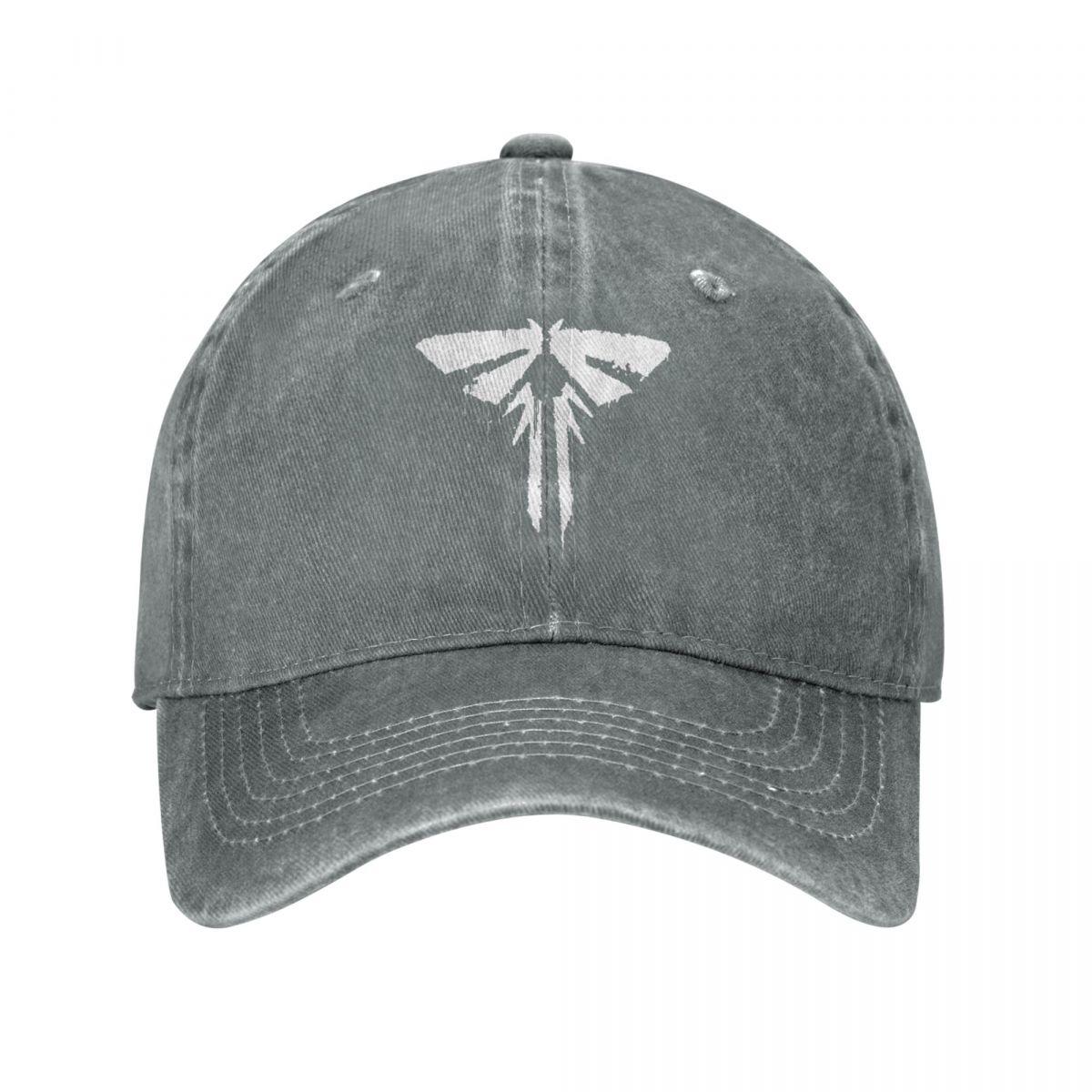 91421224MABLK3A4XG Vintage Firefly Logo Graffiti White Baseball Cap Unisex Distressed Denim Sun Cap TLOU The Last of Us Outdoor Golf Gift Caps Hat One Size