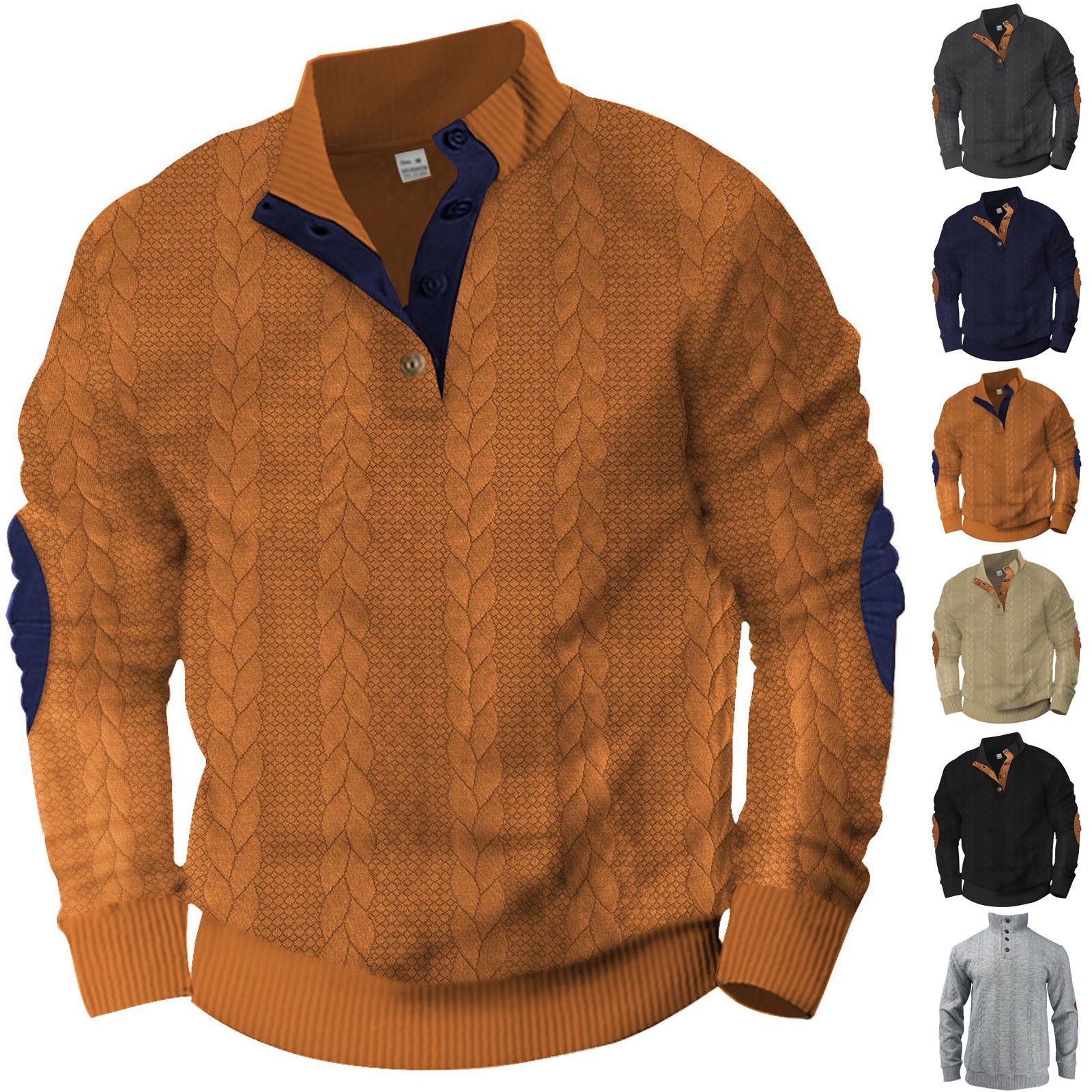 Scrambled eggs Heren Sweatshirt met Staande Kraag Is Buiten Casual Truien Tops L zwart