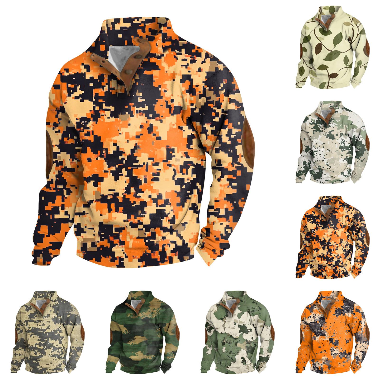 Winnerer Saturn Lente en heren staande kraag sweatshirt is outdoor casual truien tops L donkergroene kleur