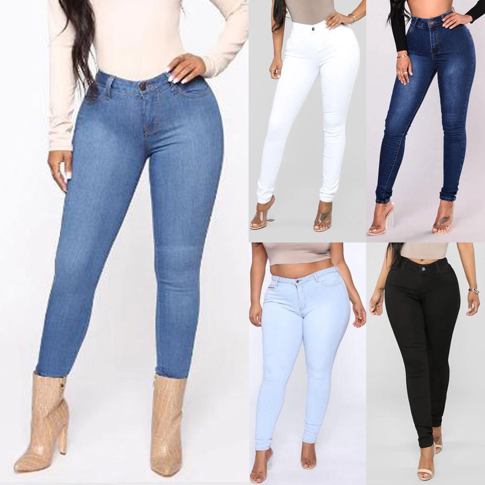 Ximalaya Nikitas Effen vrijetijdsbroek voor dames, leggings, jeans, kokerbroek M zwart