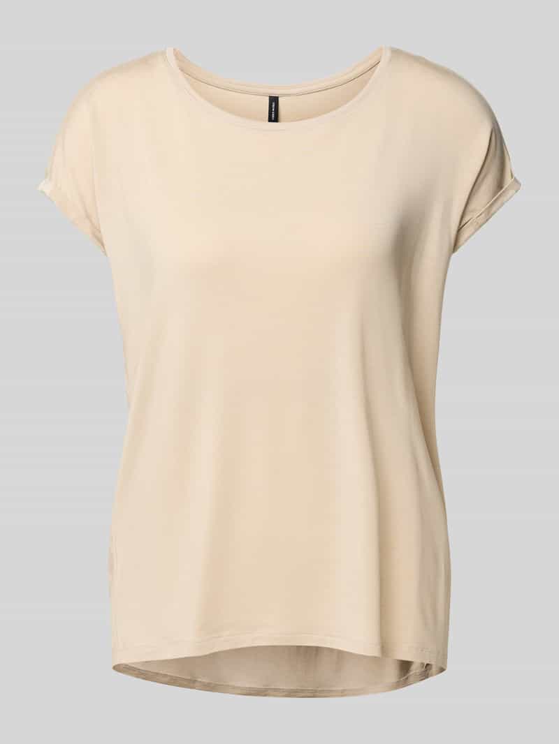 Vero Moda Shirt met ronde hals VMAVA PLAIN SS TOP GAJRS NOOS