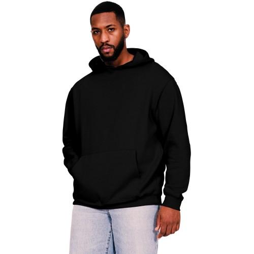 Casual Classics Heren Core Ringspun Katoen Oversized Hoodie XXL Chocola