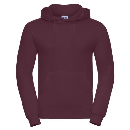Russell heren effen hoodie XS bordeaux
