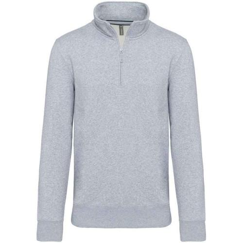 Kariban herensweater met ritshals XS zwart