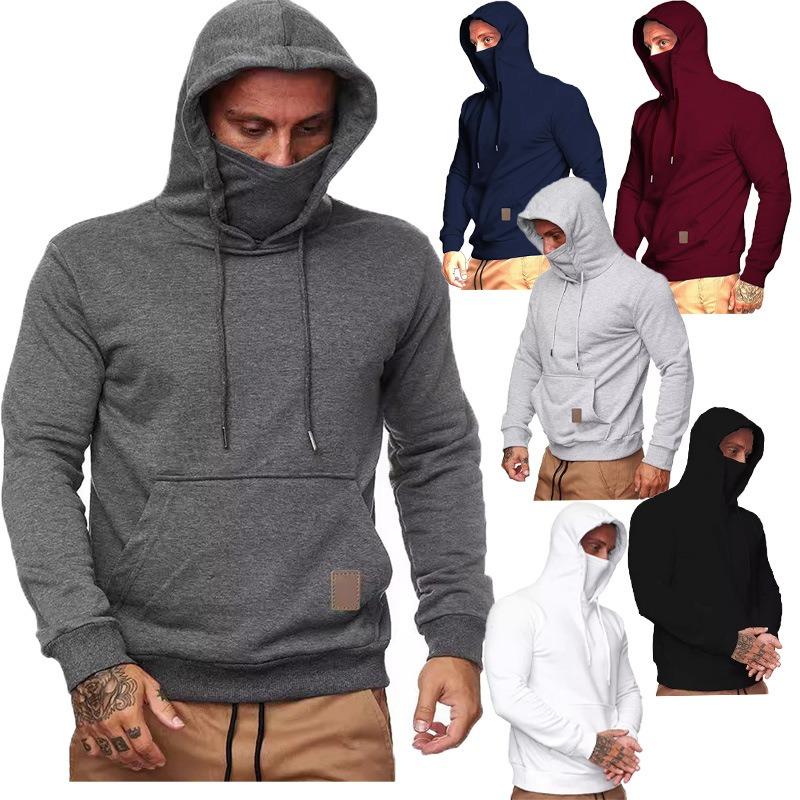 Swimsuit1 Sportkleding Heren Capuchon Lange Mouwen Fleece Hoodie Call of Duty Mask Hoodie M wit