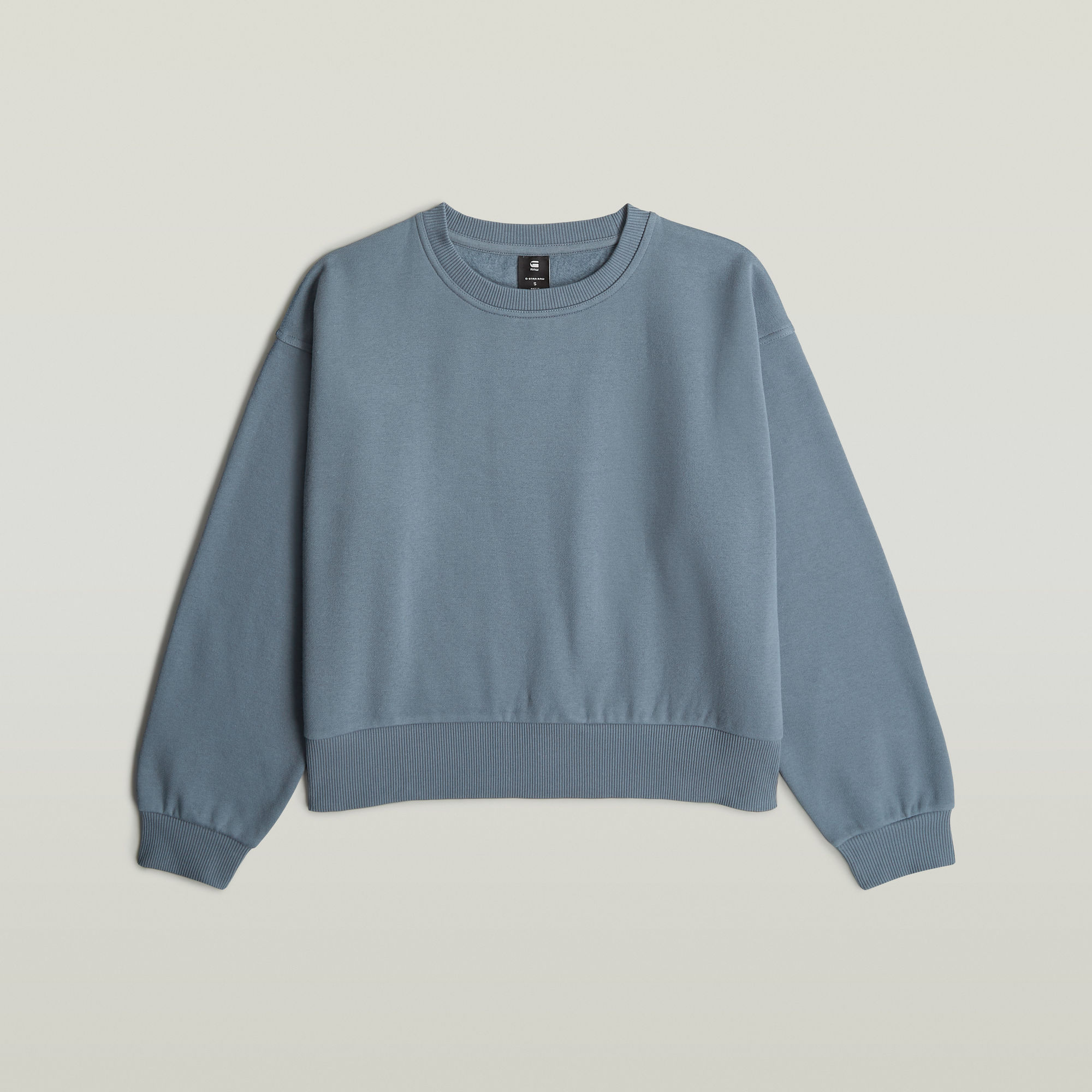 G-Star RAW Premium Core Cropped Loose Sweater - Grijs - Dames