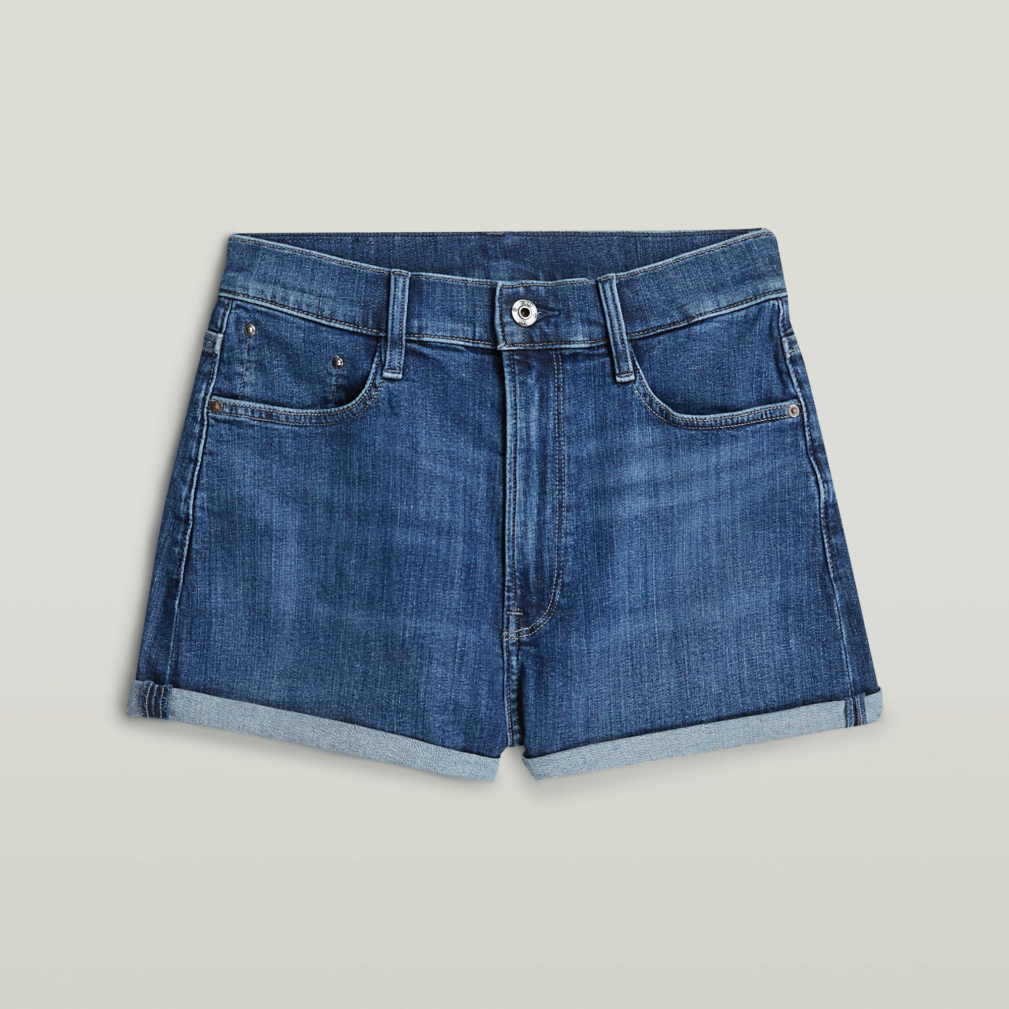 G-Star RAW Tedie Ultra High Short - Midden blauw - Dames