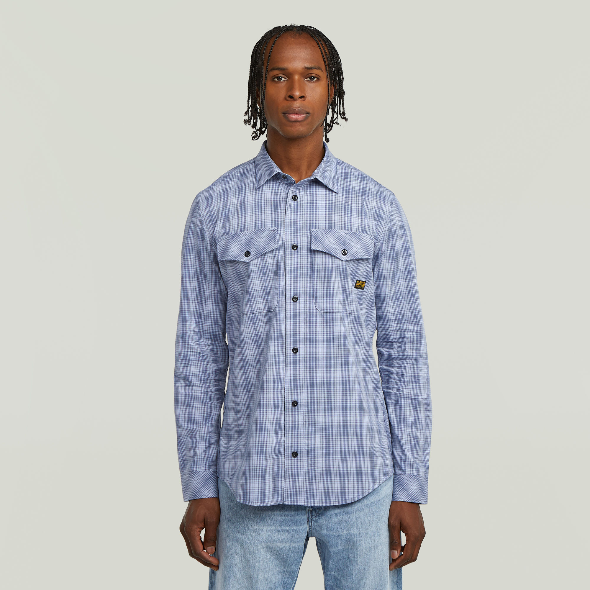 G-Star RAW Marine Slim Overhemd - Meerkleurig - Heren