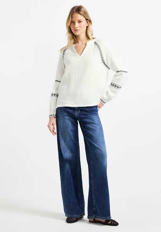 Street One Mousseline raglan blouse