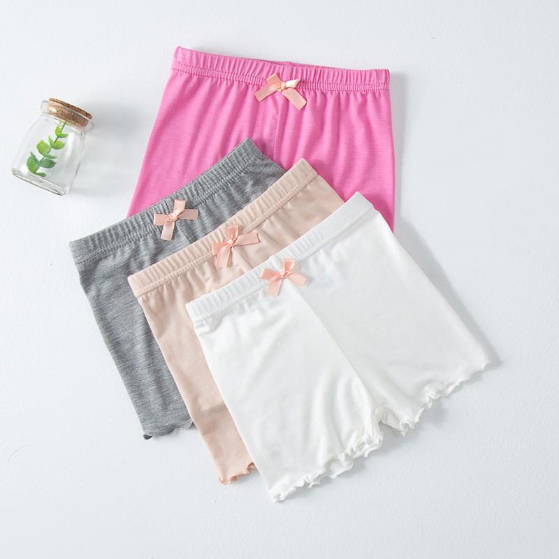 BOOSKU 3-10T Zomer Peuter Meisje Veiligheidsshorts Kinderen Kid Baby Meisje Kleding Katoen Casual Zachte Korte Onderbroek 100