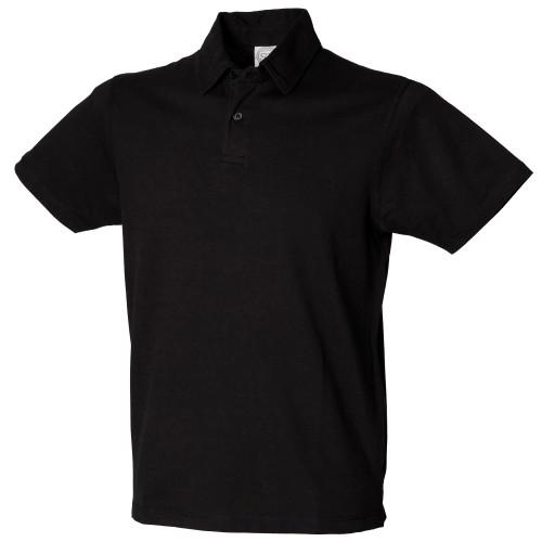 Skinni Fit stretchpoloshirt voor heren L zwart