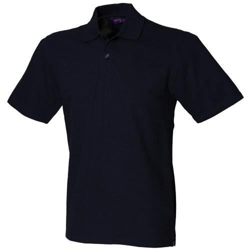 Henbury unisex volwassen katoenen piqué stretchpoloshirt M wit