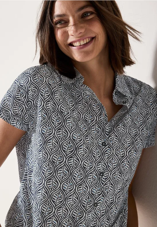 Cecil Gedessineerde blouse