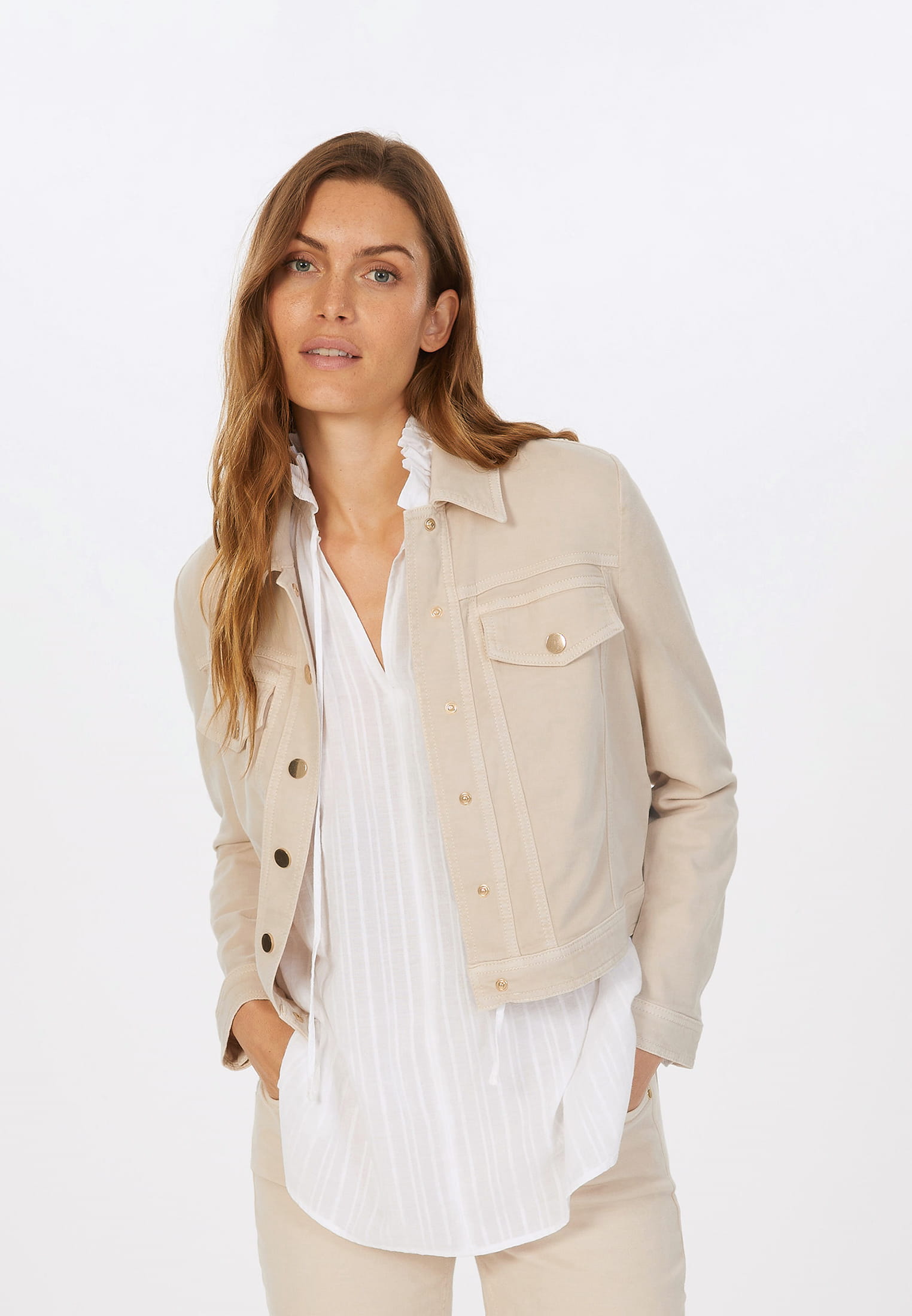 MARC AUREL Jeansjacke aus Baumwolle
