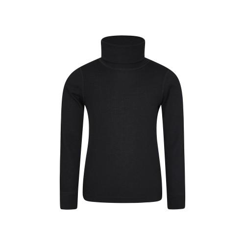 Pertemba FR - Apparel Mountain Warehouse kinder/kindertalus top met rolkraag en lange mouwen 2-3 Years helder roze kleur