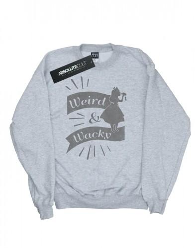 Disney Girls Alice In Wonderland raar en gek sweatshirt 12-13 wit