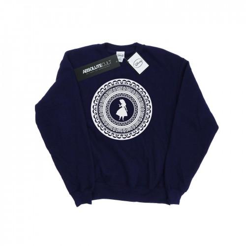 Disney meisjes Alice In Wonderland Circle Sweatshirt 12-13 wit