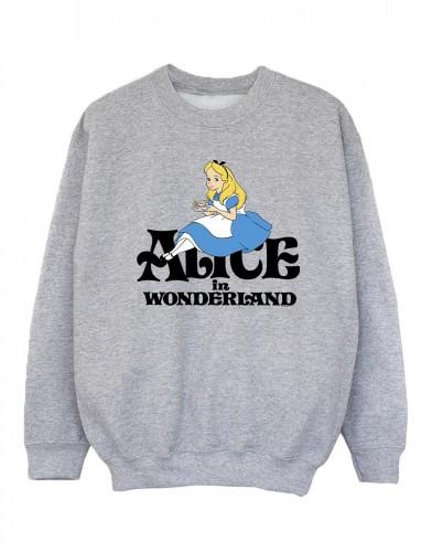 Disney meisjes Alice In Wonderland theedrinker klassiek sweatshirt 12-13 wit