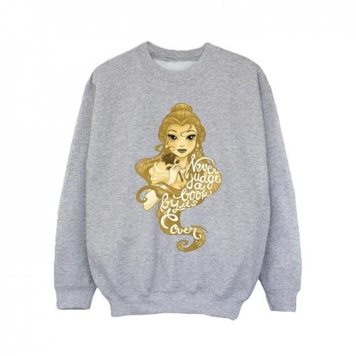 Disney Girls Belle en het beest oordelen nooit sweatshirt 12-13 wit