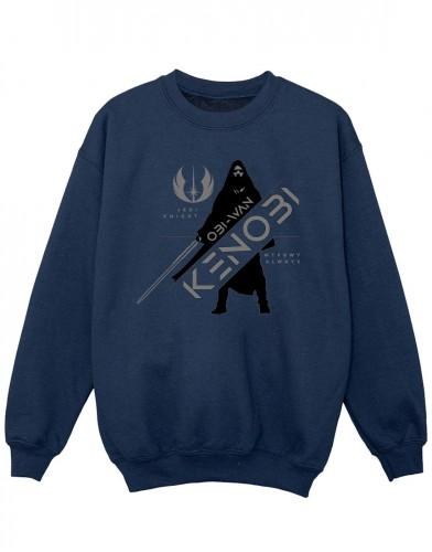 Star Wars meisjes Obi-Wan Kenobi Jedi Knight Sweatshirt 5-6 Years wit