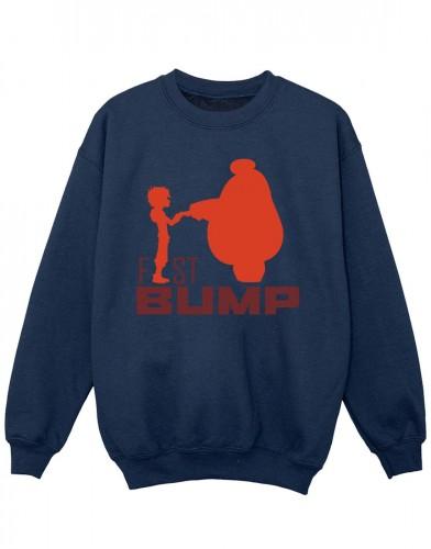 Disney Girls Big Hero 6 Baymax Fist Bump Cutout Sweatshirt 5-6 Years wit