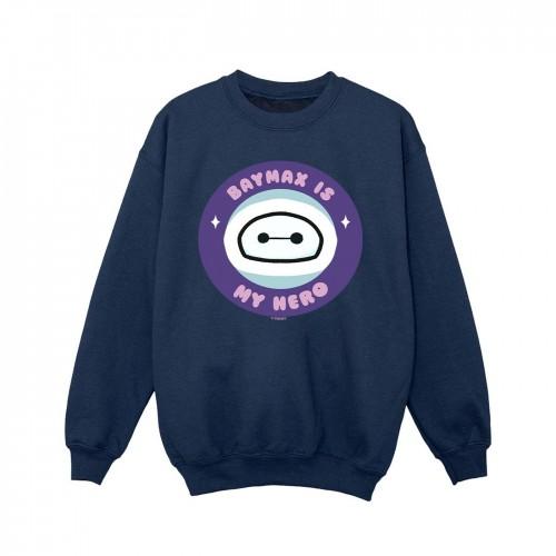 Disney Girls Big Hero 6 Baymax My Hero zaksweater 5-6 Years wit