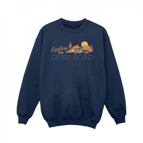 Disney Girls Cars verkennen het Open Road-sweatshirt 5-6 Years wit