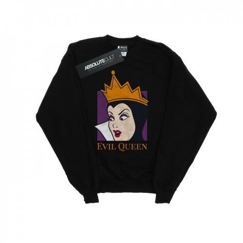 Disney Girls Evil Queen sweatshirt met bijgesneden hoofd 12-13 wit