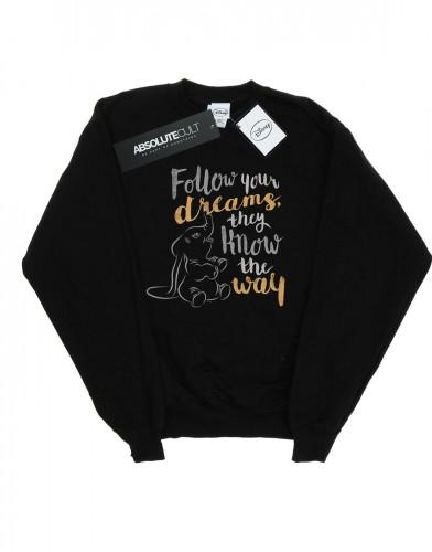 Disney Girls Dumbo Volg je droom Sweatshirt 12-13 wit