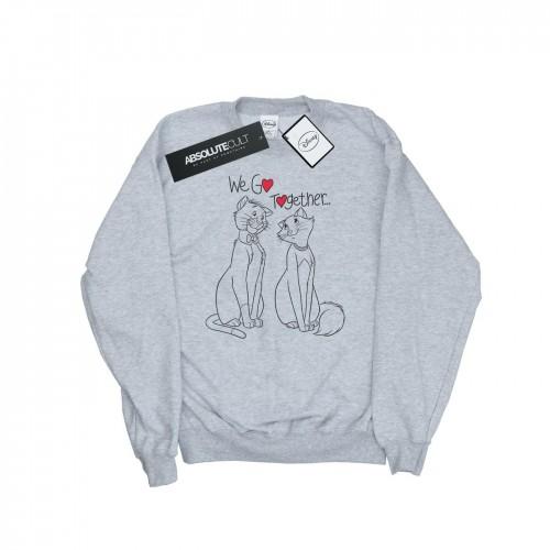 Disney Girls Aristocats We Go Together Sweatshirt 12-13 wit