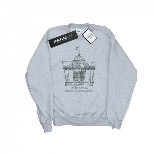 Disney meisjes Mary Poppins carrousel schets sweatshirt 9-11 Years wit