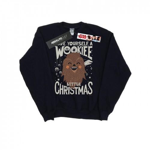 Star Wars meisjes Wookiee kleine kerstsweater 5-6 Years wit