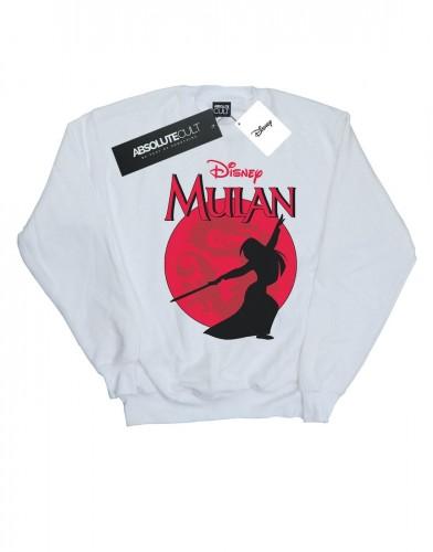 Disney meisjes Mulan draak silhouet sweatshirt 12-13 wit