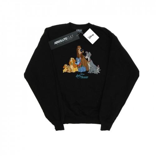 Disney Girls Lady en de Vagebond Klassiek groepssweater 9-11 Years wit