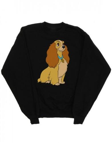 Disney Girls Lady en de Vagebond Lady Spaghetti Heart Sweatshirt 9-11 Years wit