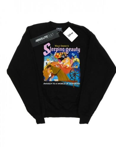Disney Girls Doornroosje Collage Poster Sweatshirt 12-13 wit