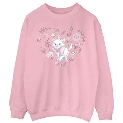 Disney Girls het Aristocats Marie Heart Sweatshirt 9-11 Years wit