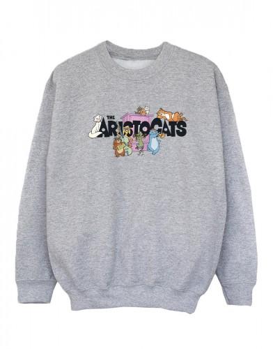 Disney Girls The Aristocats Muzieklogo Sweatshirt 9-11 Years wit