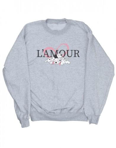 Disney Girls 101 Dalmatians L´Amour Sweatshirt 9-11 Years wit